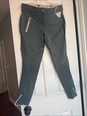 Women's Gray Stretch Riding Breeches Sweatpants